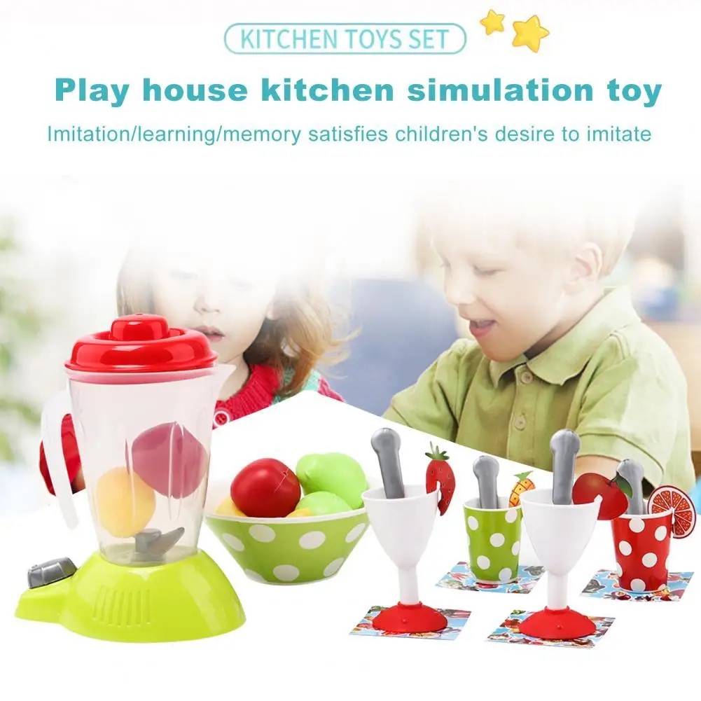 

1 Set Simulation Home Appliances Mini Machine Juicer Kitchen Toys Cute Shape Simulation Teaching Plastic Children Game Juicer
