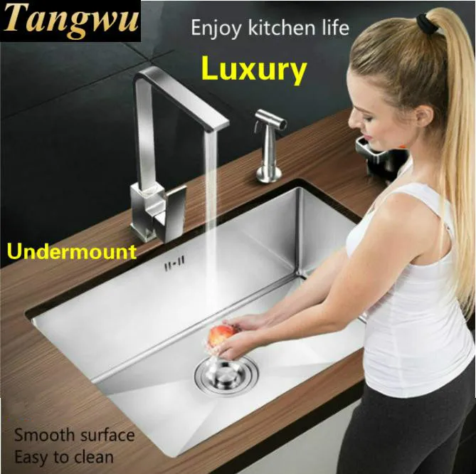 Бесплатная доставка роскошная стандартная ручная раковина vogue для кухни