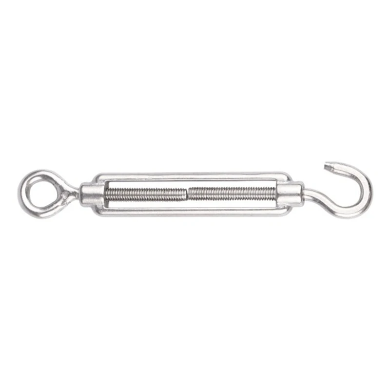 Promotion! M4 Stainless Steel 304 Hook &amp Eye Turnbuckle Wire Rope Tension Pack Of 8 | Строительство и ремонт