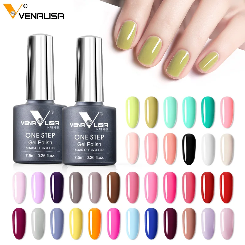 Canni 7 5 мл Гель лак One Step высокое качество дизайн ногтей для Маникюр УФ гель био Гели
