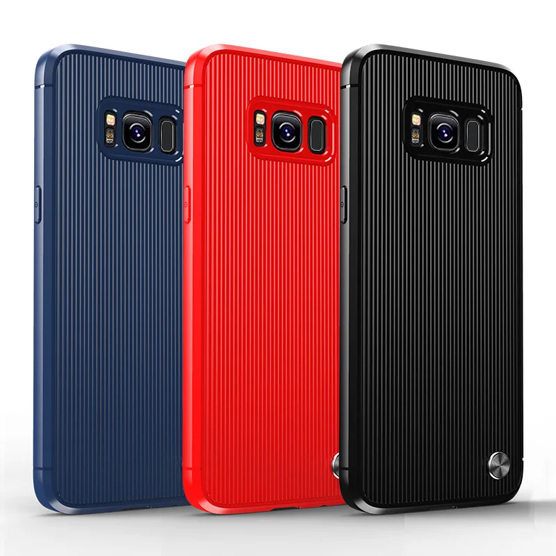 Силиконовый чехол для телефона Samsung Galaxy S8 Plus S8Plus защитный с защитой от падения