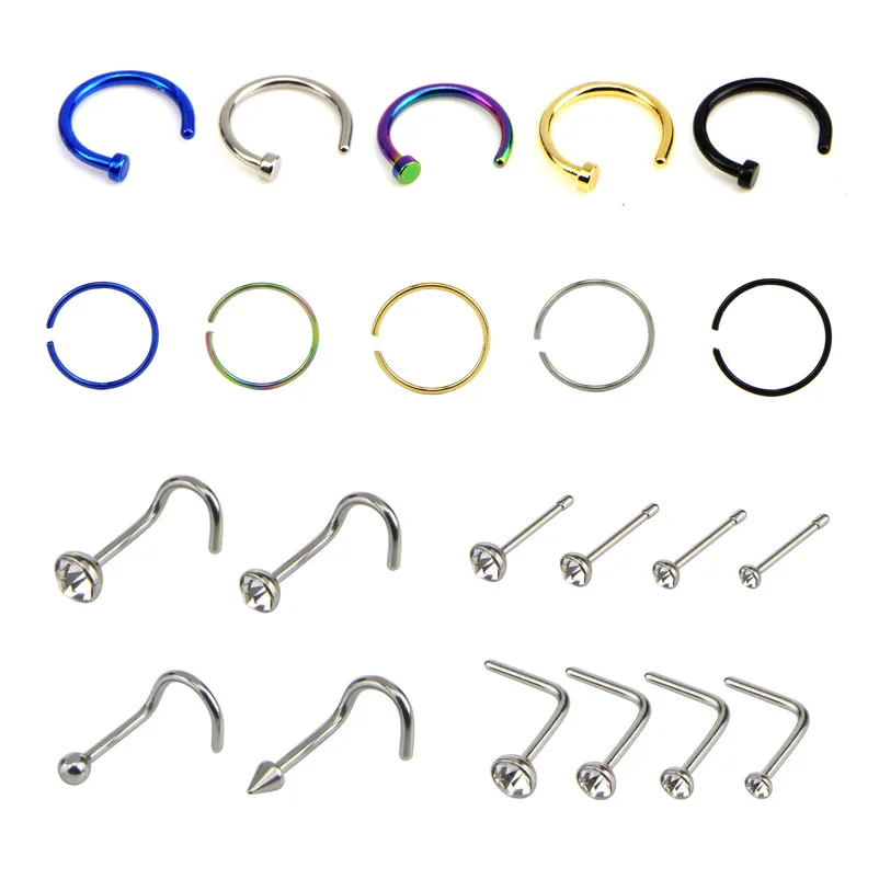 Многофункциональный пирсинг для тела из нержавеющей стали много стилей