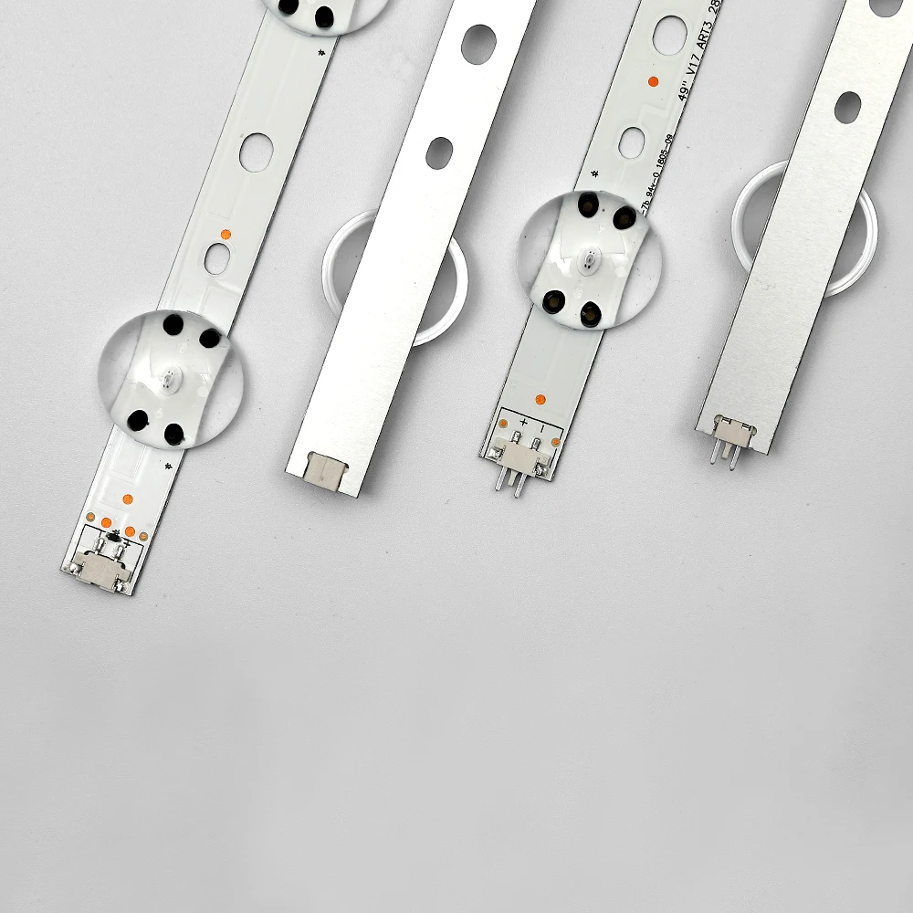 Новый набор из 4 шт. светодиодный комплект для телевизора LG 49UV340C 49UJ6565 49UJ670V V17 49 R1 L1