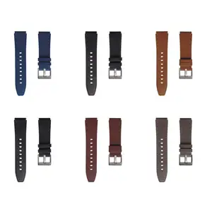 watch band soft replacement 22mm faux leather watchband strap bracelet for huawei gtgt2 intelligent wearable device accessories free global shipping
