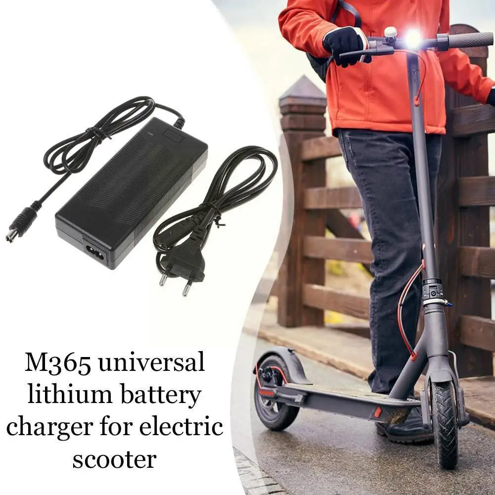 

Зарядное устройство для скутера с безопасной зарядкой, универсальное зарядное устройство для литиевых батарей, адаптер питания для скутер...