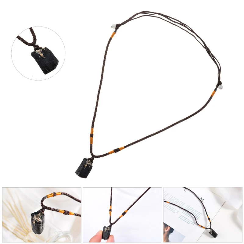 1 шт. необработанные природные кварцевый камень аксессуары 25 30 мм мини черный