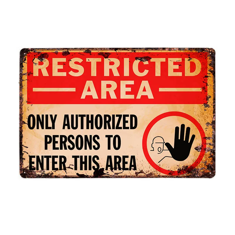 Жестяная вывеска в виде НЛО 20 х30 см стиле ретро | Дом и сад