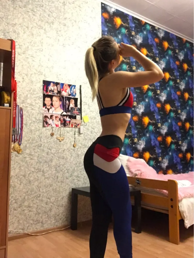 Belleziva женский спортивный костюм из 2 предметов, набор для йоги, пэчворк, цветной блок, для бега, спортзала, фитнеса, спортивный костюм, женская одежда для тренировок, спортивная одежда