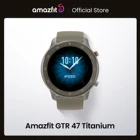 Оригинальные умные часы Amazfit GTR 47 мм, 5 АТМ, новые умные часы, управление музыкой, батарея на 24 дня для телефонов Android и IOS