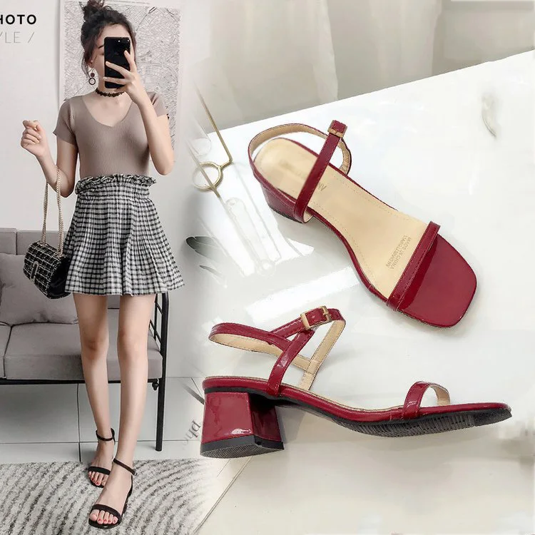 

High Heel Women Sandals 2021 Summer Fashion Peep-toe High Heel Ladies Party Shoes Work Shoes Ladies Female Pumps