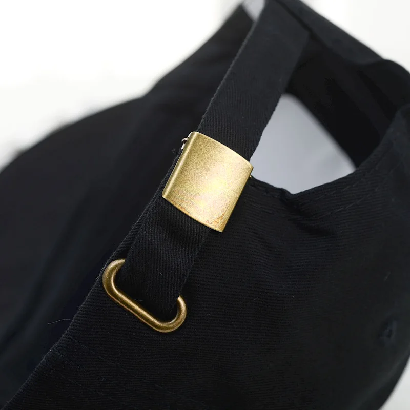 Винтажные черные хлопковые Бейсбольные кепки с буквенным принтом женская кепка