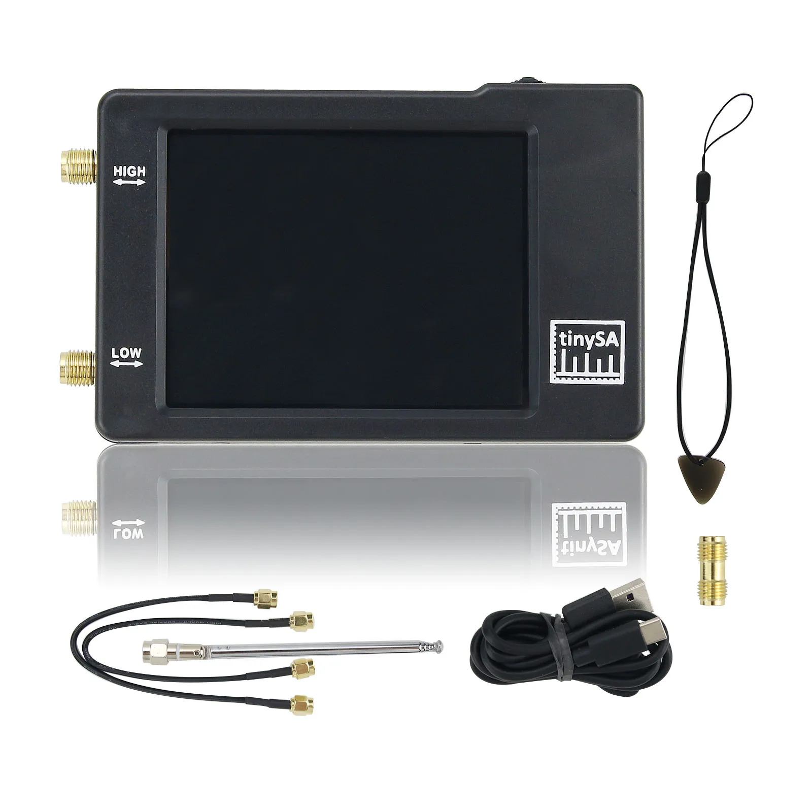 

2.8" Touch Screen Display TinySA Handheld RF Spectrum Analyzer With Built-in Battery Four Modes