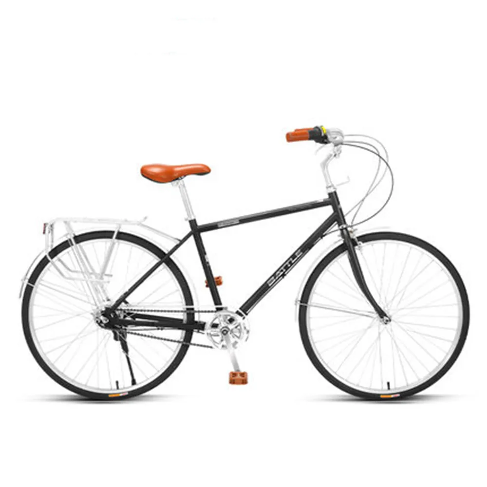 

New City Shuttle Bus Street Light Work Transportation Retro Bicycle