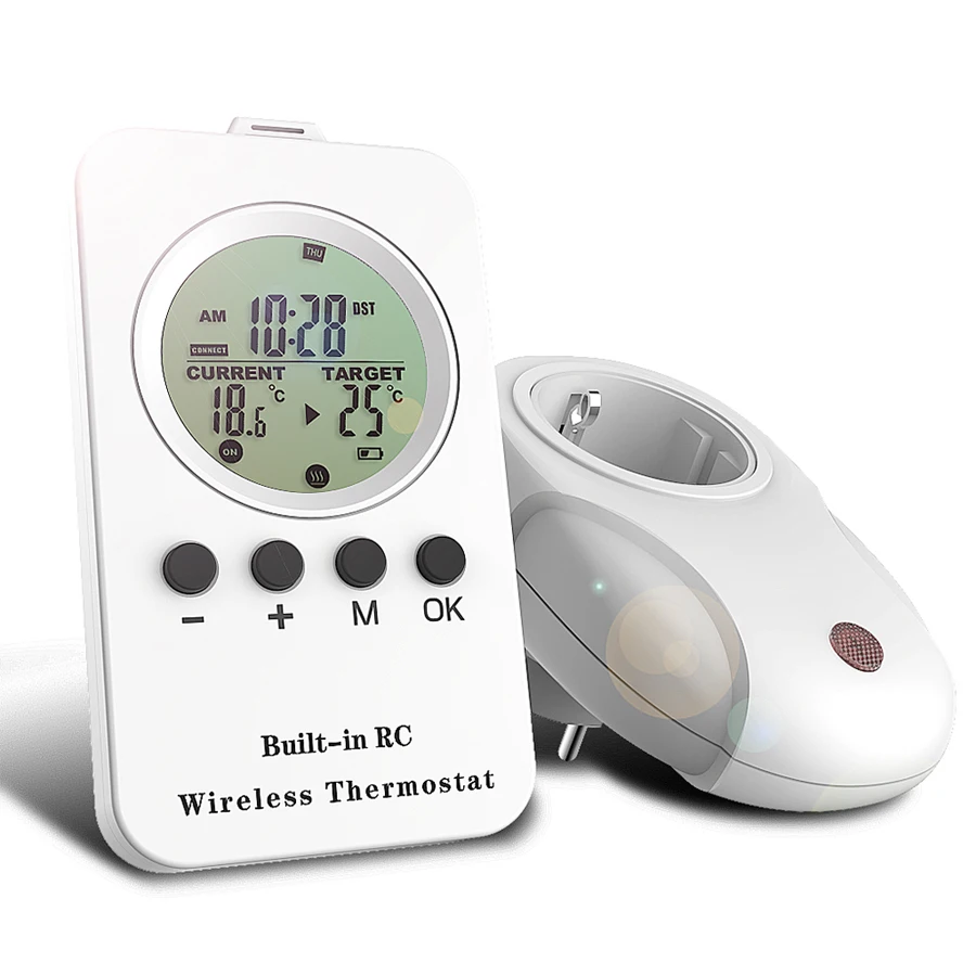 

Цифровой регулятор температуры умная розетка программируемый термостат для подогрева пола встроенный Радиоуправляемый беспроводной терм...