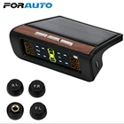 Система охранной сигнализации FORAUTO TPMS система контроля давления в шинах на солнечных батареях с цифровым ЖК-дисплеем