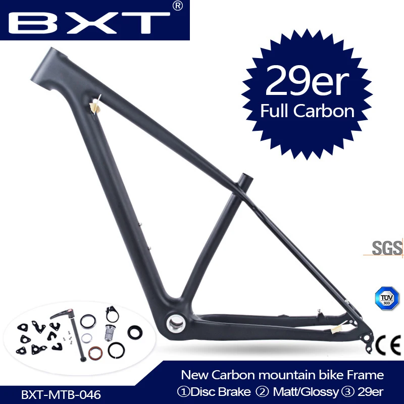 Новая китайская карбоновая mtb рама 29er bicicletas горный велосипед 29er boost 148*12 мм карбоновая рама 142*12 или 135*9 мм велосипедная Рама