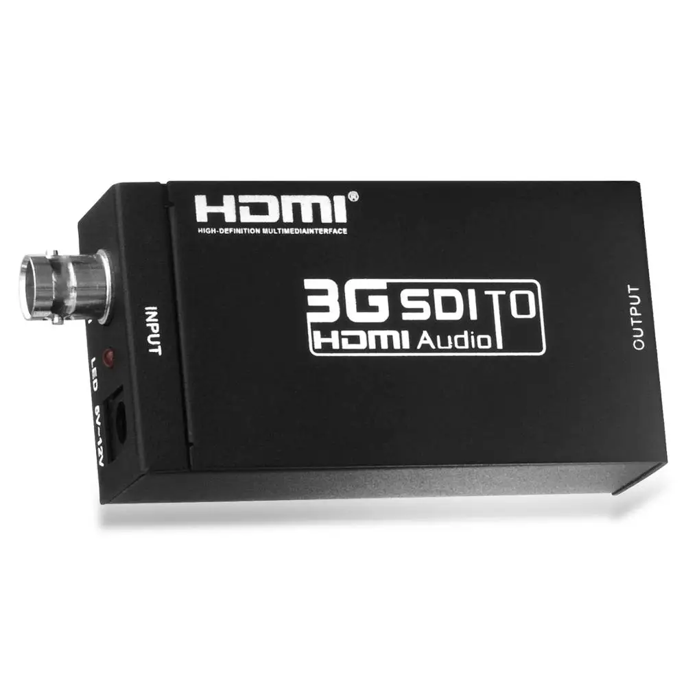 Портативный Преобразователь MiraBox HSV190 с sdi на HDMI Full HD в BNC мини SD SDI/HD SDI/3G SDI для