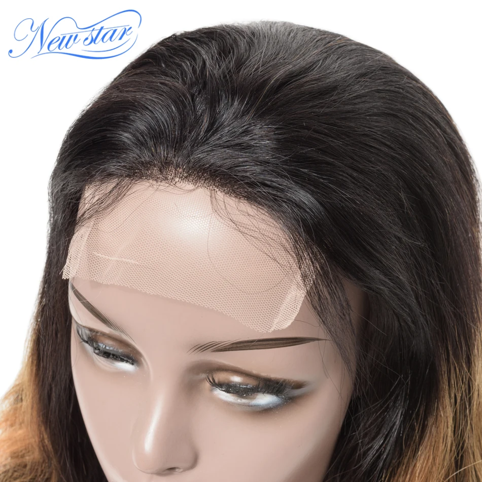 Ombre T1b/27 объемный волнистый парик бразильские человеческие волосы на заказ новая