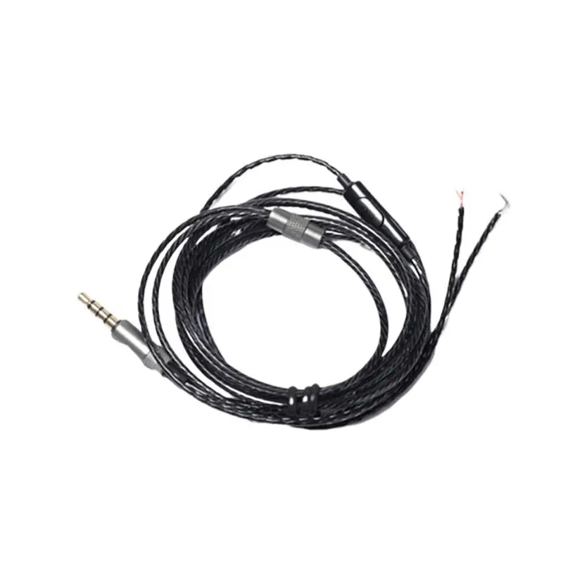 

1pc DIY Earphone Repair Wire LC-OFC Anoxic Copper Wire with Microphone 20 Cores