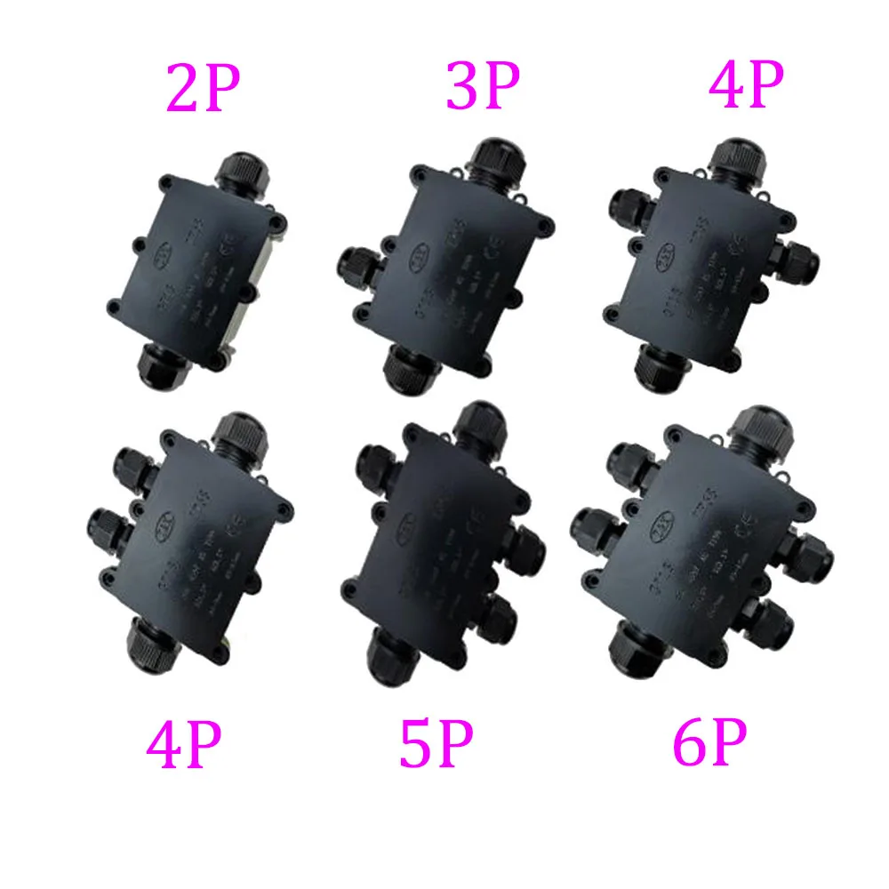 IP68 двухжильный трехжильный и четырехжильный пластиковый водонепроницаемый