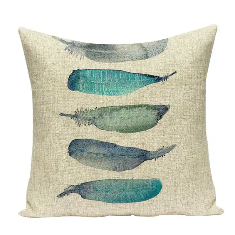 С мультипликационным принтом сердитые птицы льняная подушка крышка браслеты из