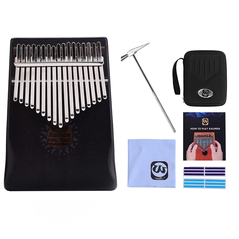 Kalimba Mbira Sanza карманная клавиатура с сумкой и музыкальным инструментом |