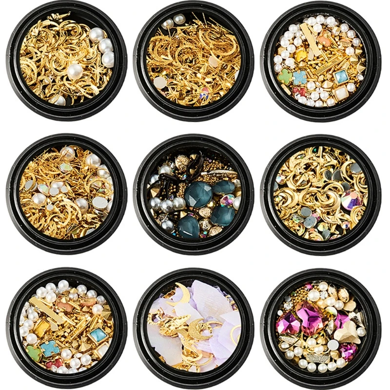

1 Mix Box Set Star Moon Nail Sequins UV Resin Epoxy Mold Filling Ornaments Decor 83XF
