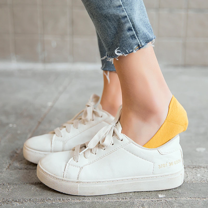 Новинка Женские Повседневные Дышащие носки башмачки модные невидимые