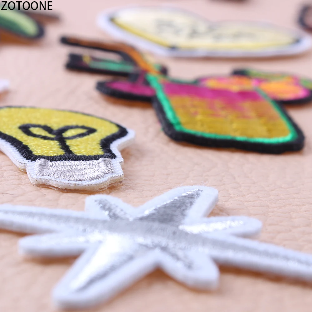 Нашивки ZOTOONE с изображением фламинго цветная одежда для одежды нашивки полосками