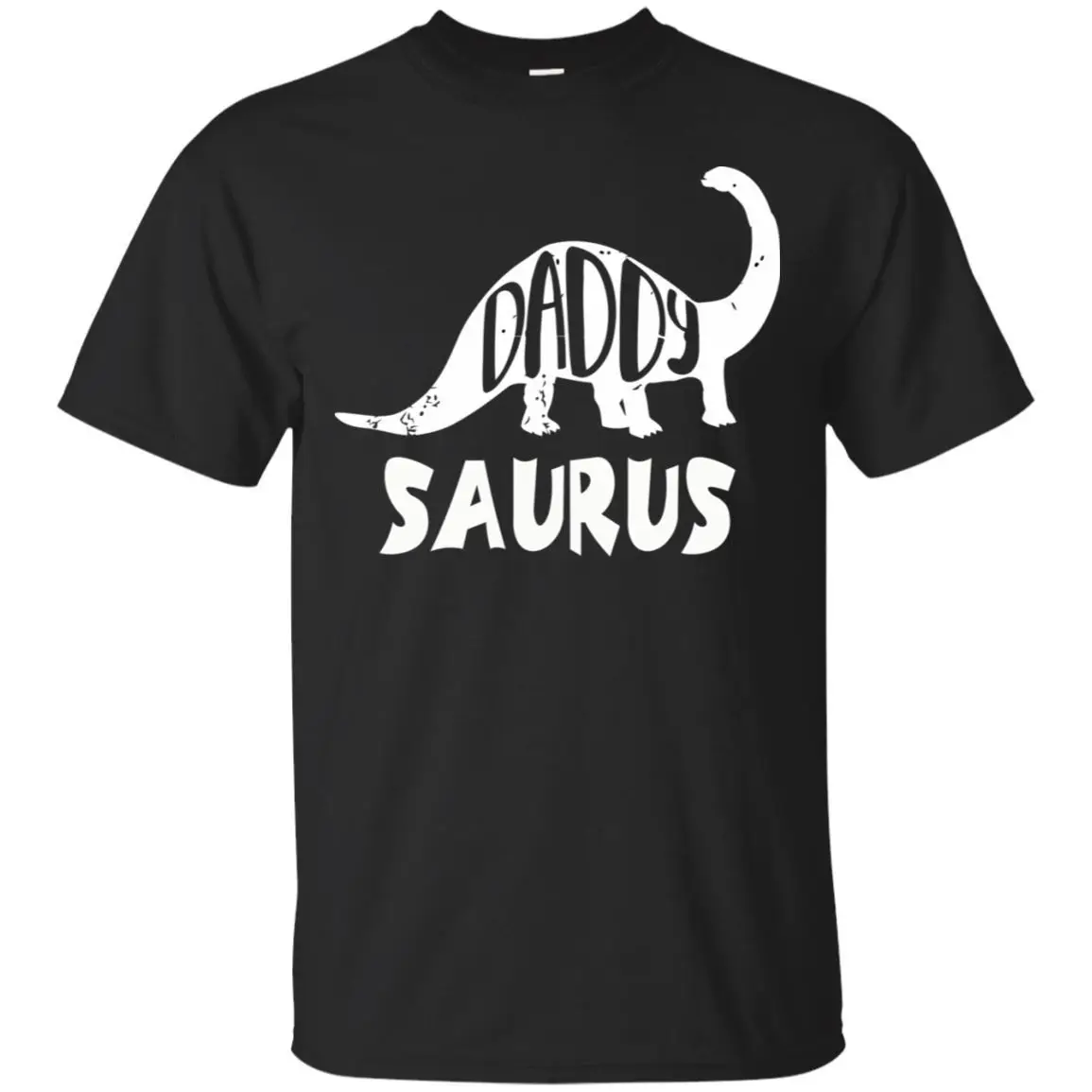 Черная темно-синяя футболка-Daddysaurus Рубашка Забавный динозавр первый раз папа