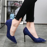zapato tacon alto women cute sweet pointed navy blue high heel shoes ladies classic black spring summer high heel pumps g9075