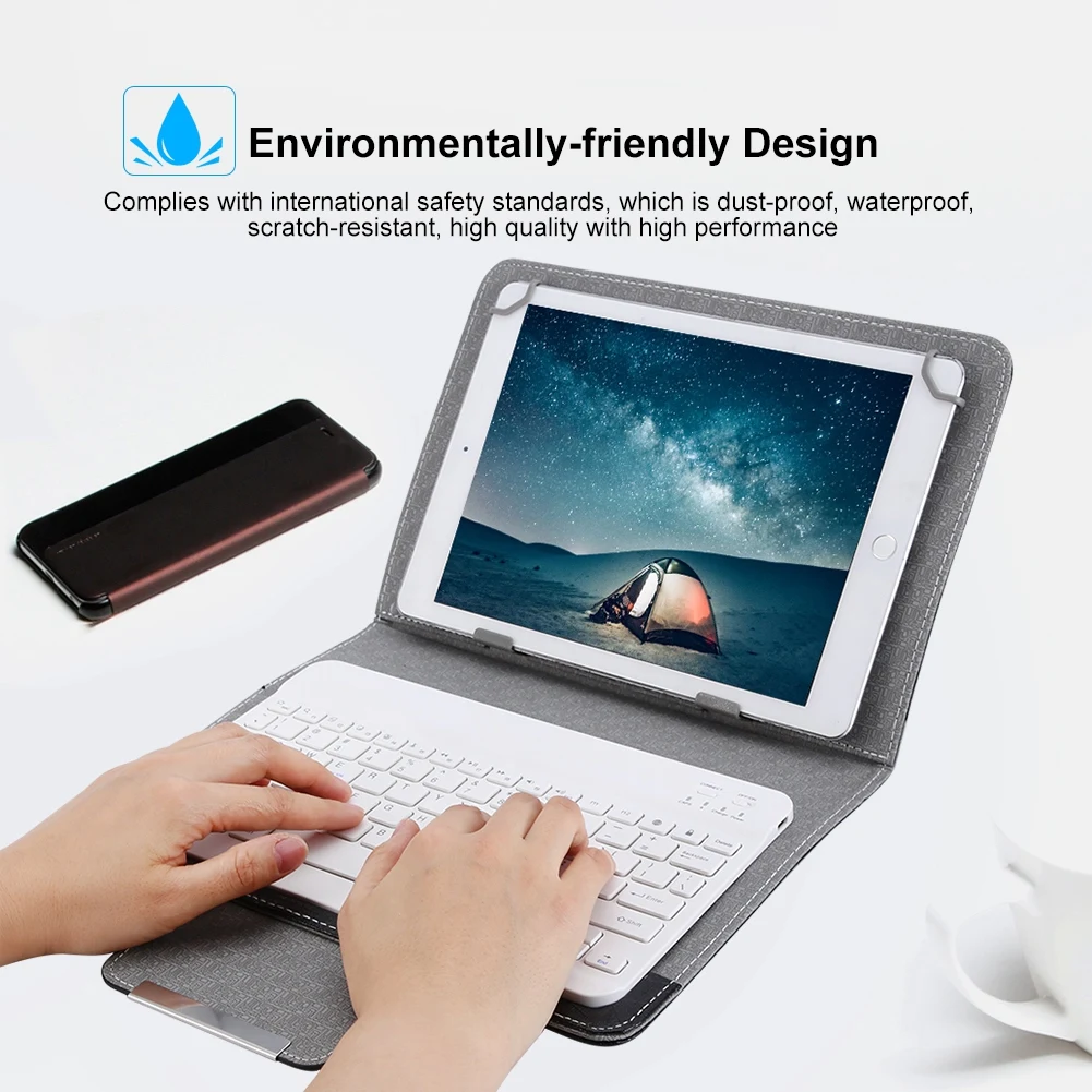 Портативная Мини Беспроводная Bluetooth клавиатура для планшета ноутбука смартфона