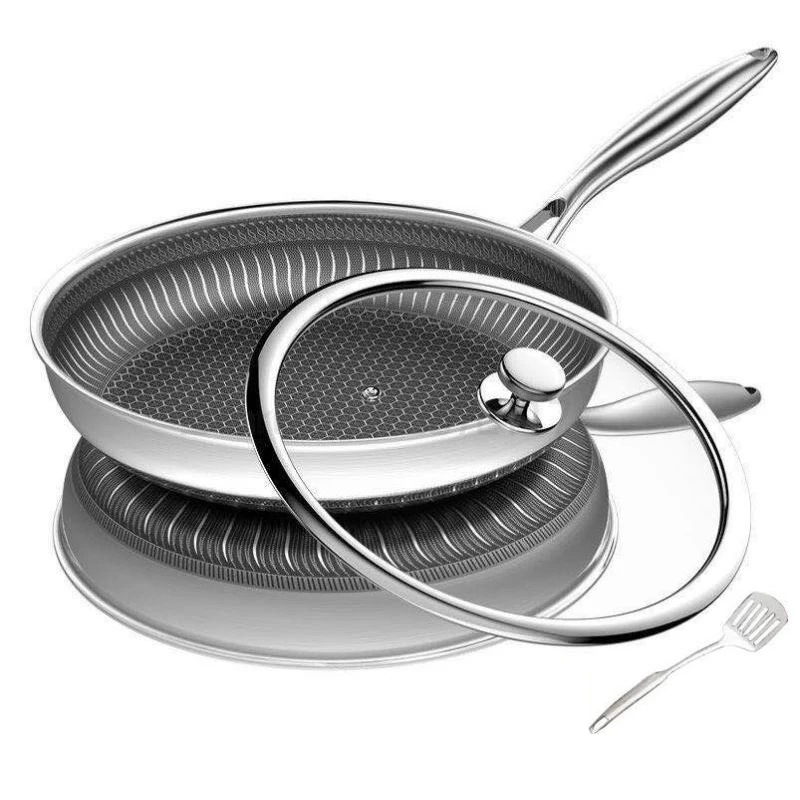 

Сковорода антипригарная из нержавеющей стали с Сотами, 304