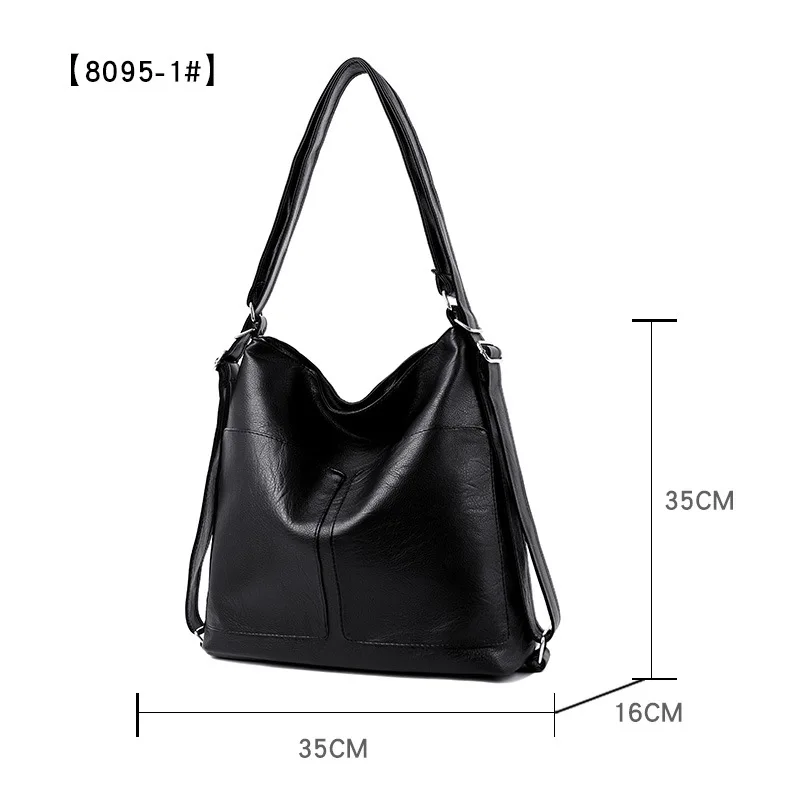 

Large Capacity Women Hobos Bag 2019 Multifunction Vintage Female Messenger Bag Designer Shoulder Bag Top-handle Bags Sac A Main