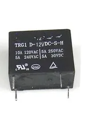 TRG1D-12VDC-S-H 10А 12В 4pin 5 шт