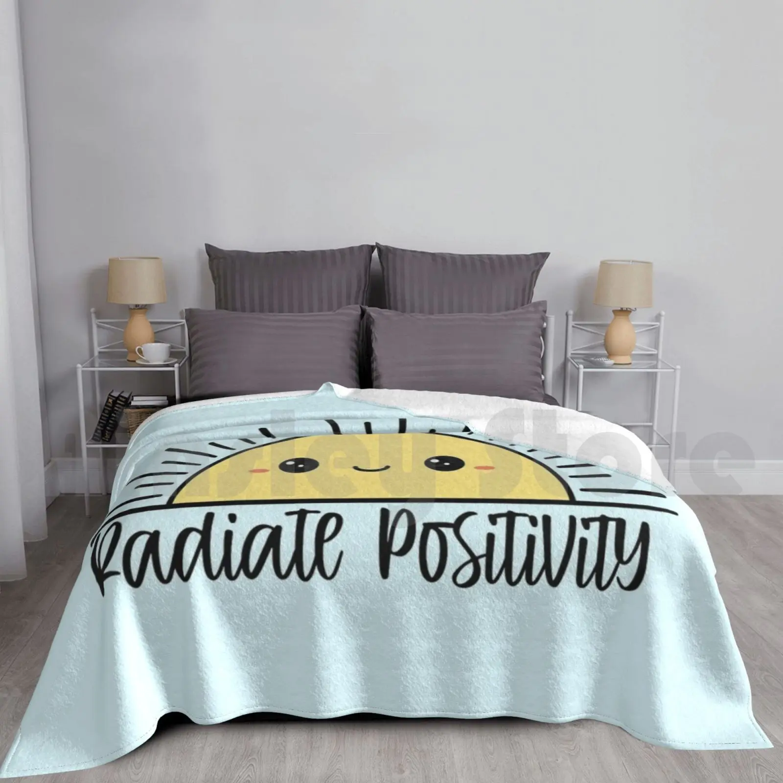 

Модное одеяло Radiate posicaptive, солнцезащитное желтое одеяло на заказ, милое солнцезащитное одеяло