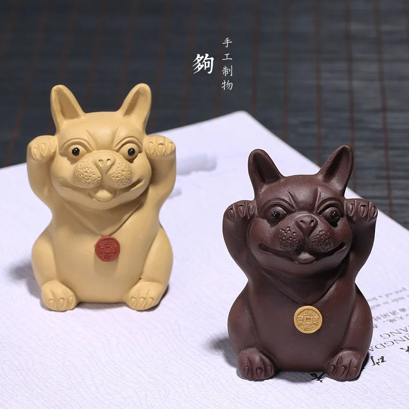 

Собака по имени лайфу, маленький кружок ручной работы, сокровище Кайюань, была отправлена исинской шахте в старой части фиолетовой грязи