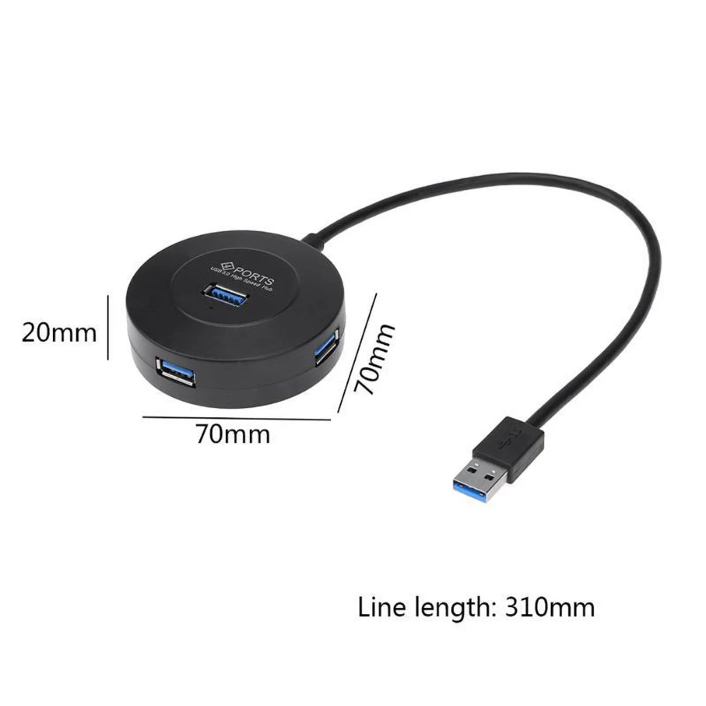 

USB 3.0 HUB 2.0 Multi USB Splitter For PC Multiple USB 4 Port Expander High Speed 3 Hab Mini Micro USB3.0 Hub Card Reader