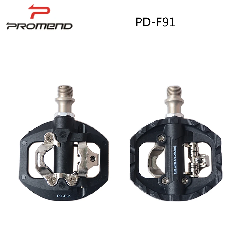 

PROMEND Mountain Bike Single-side Self-locking Pedal Recreational Vehicle Aluminum Alloy Bearing Flat Pedal Locking Plate Riding
