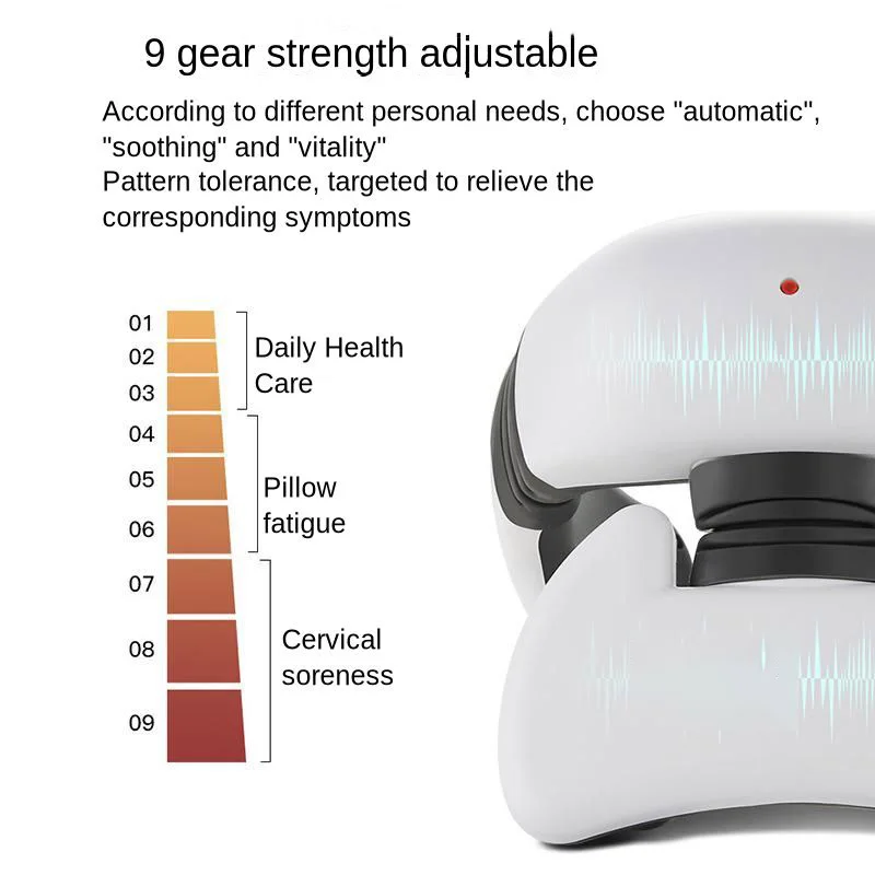 

Intelligent Neck Support Instrument Four Massager Heads Automatic Pulse Massage Beating Kneading Shoulder Cervical Massager