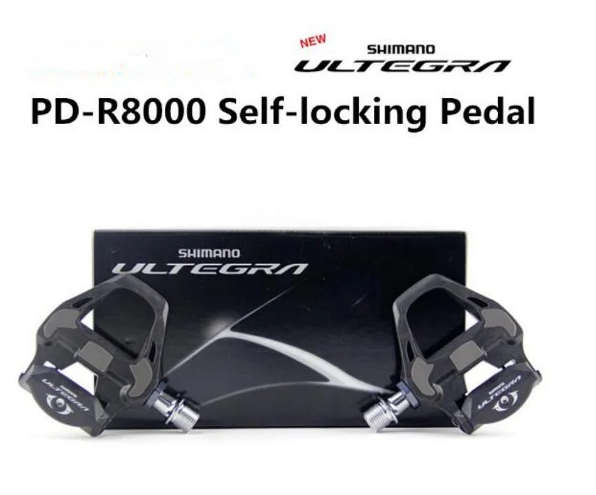 PD R8000 педали шоссейные велосипедные бесклипсовые педали с SPD-SL ULTEGRA R8000 бутсы педали SM-SH11 коробка