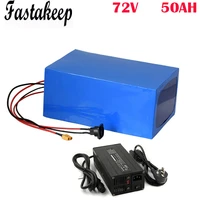 no taxes 72 volt 40ah 30ah electric bike battery 20s 72v 50ah 3500w 3000w 2000w lithium rechargeable battery pack 5a charger