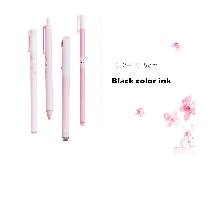 4 шт. гелевая ручка набор в коробке приятный розовый мята с вишней Зеленый