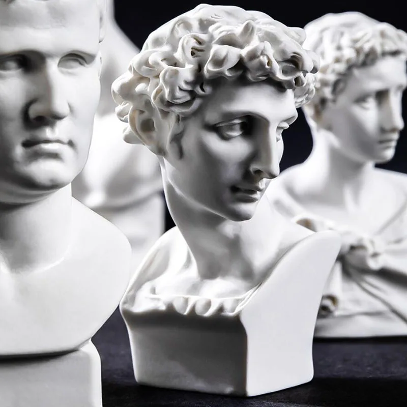 Статуэтки персонажей греческого героя скульптурная статуэтка гипсовый бюст