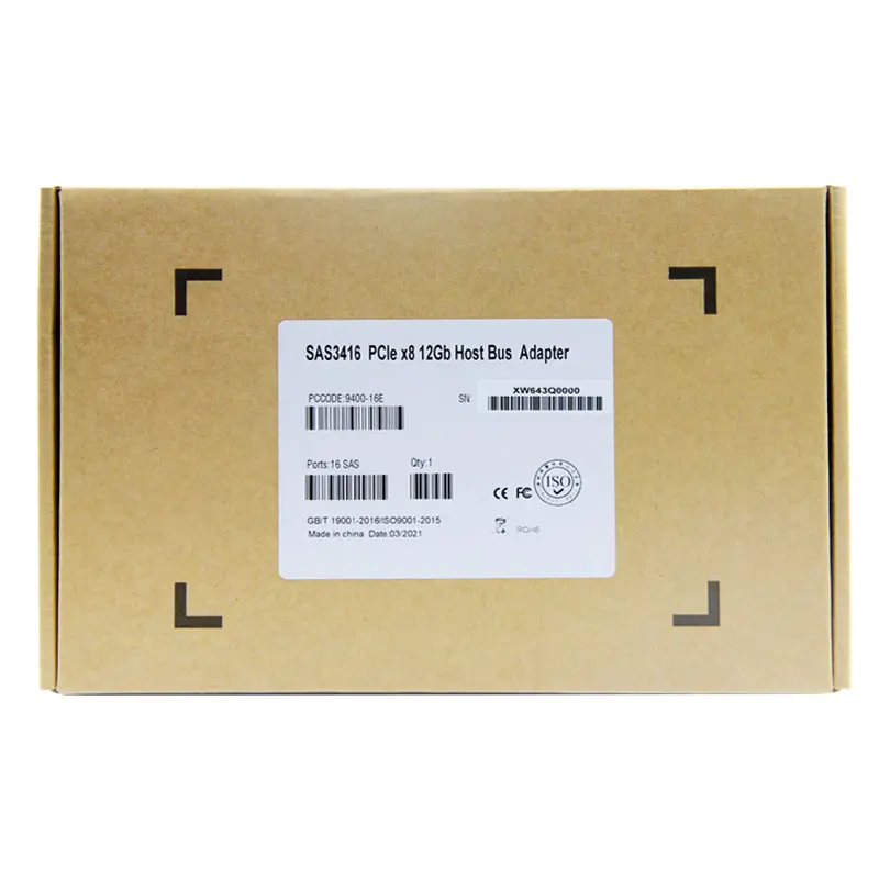 Высокопроизводительный новый контроллер 9400-16E на основе LSI SAS3416 Mini Sas HD Ext 12Gbs 16 Port