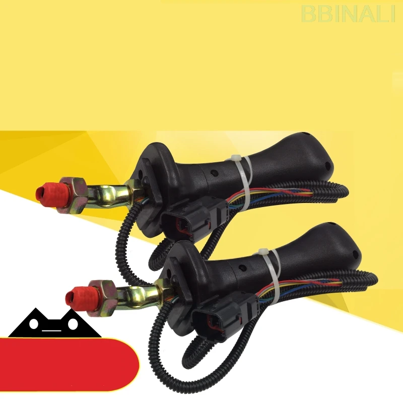 Для Hyundai 60 80 130 150 215 225 335 385 7 9 рукоятка экскаватора резиновая Трехкнопочная Ручка