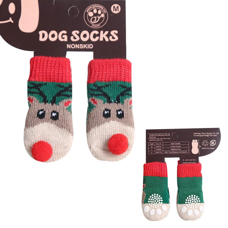 For Small Dogs Cat Shoes Chihuahua Boots For Winter Warm Indoor Wear Slip On Paw Protector
