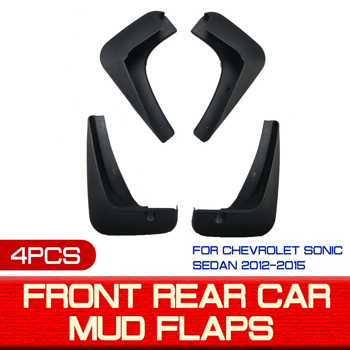 

Front Rear Car Mudguards Fender for CHEVROLET Aveo For Sonic Hatchback Sedan 2012-2015 Flares Mud Guard Flap Anti Splash Mudflap