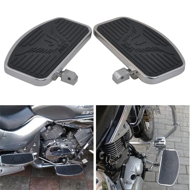 Motorcycle Front FloorboardsRider Footrests Foot Pegs Pedals Fit For Honda Shadow ACE VT400 750 VT750C VT750DC Deluxe 1997-2003