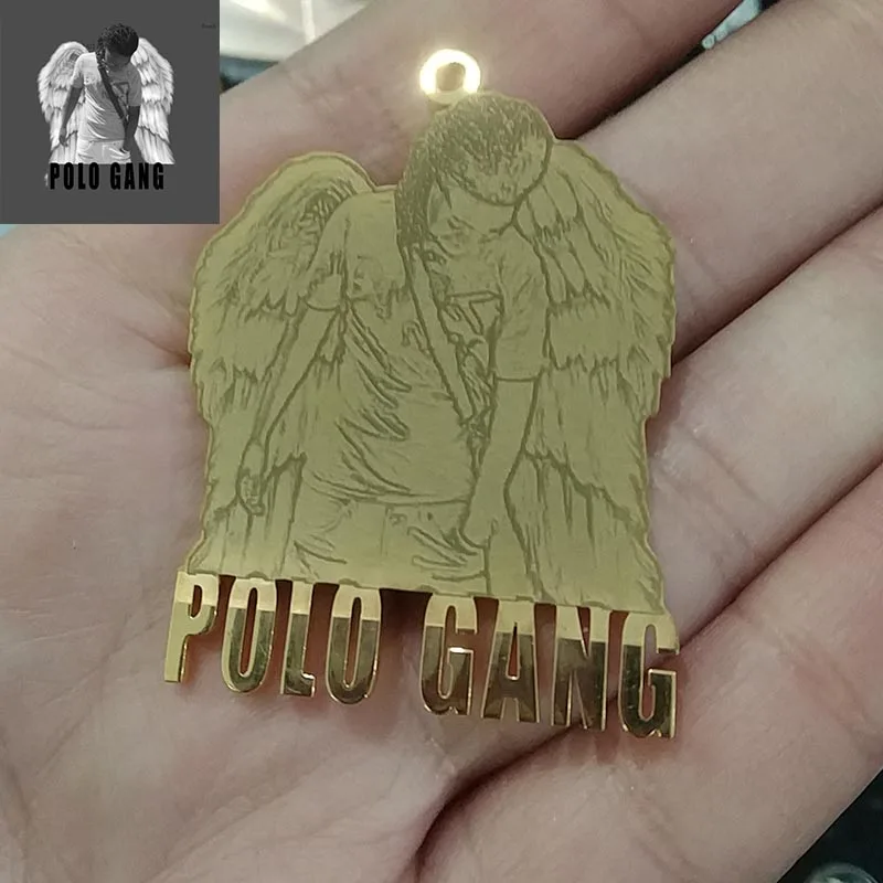 Позолоченная подвеска с мультяшным именем ожерелье для детей индивидуальная